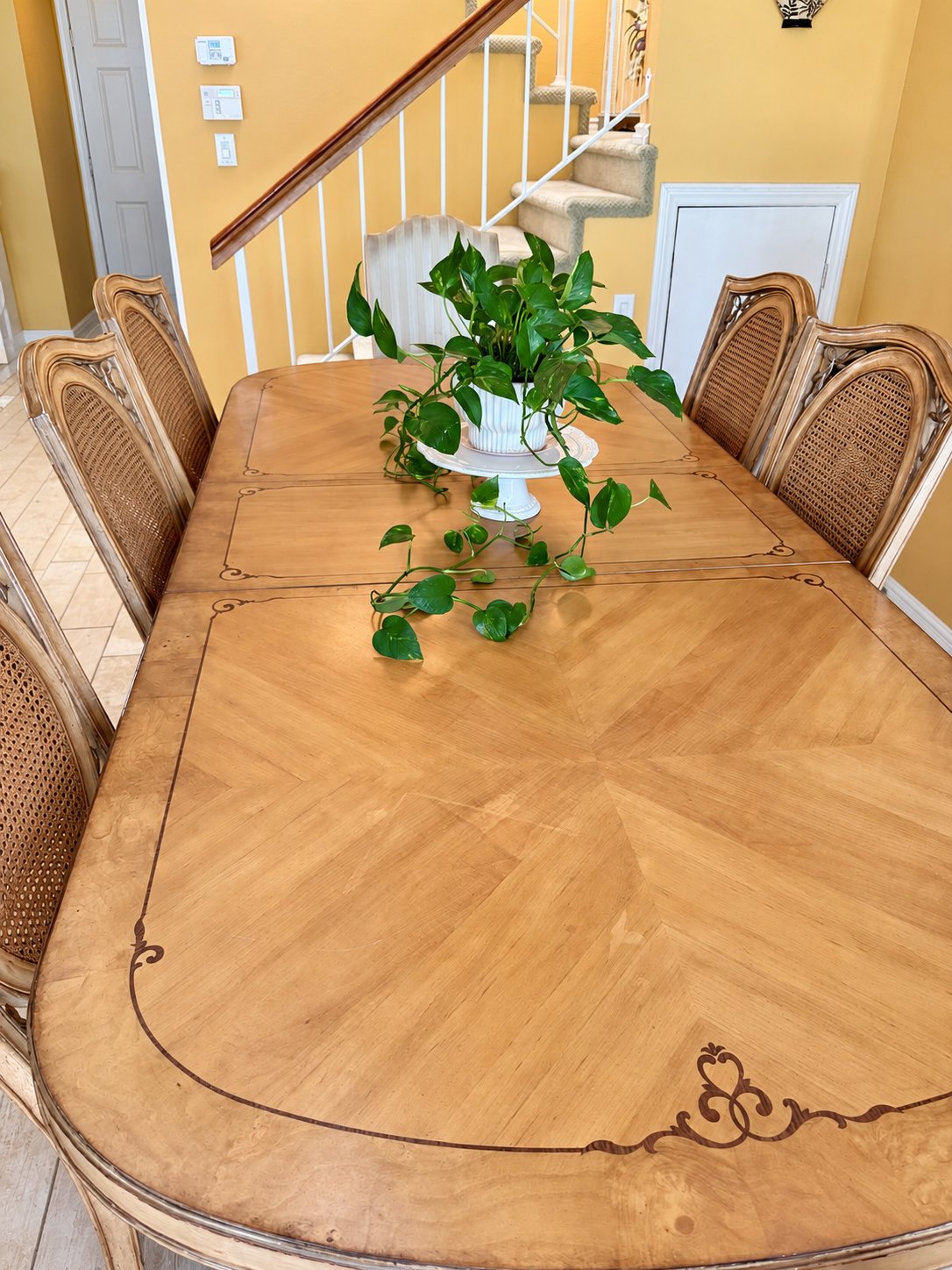 Dining table overhead
