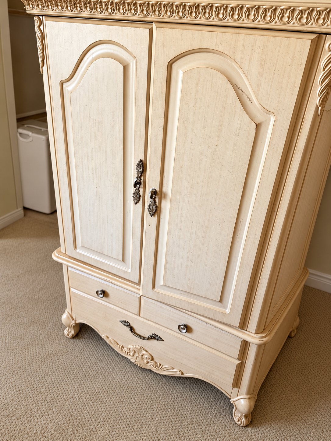 Ivory armoire